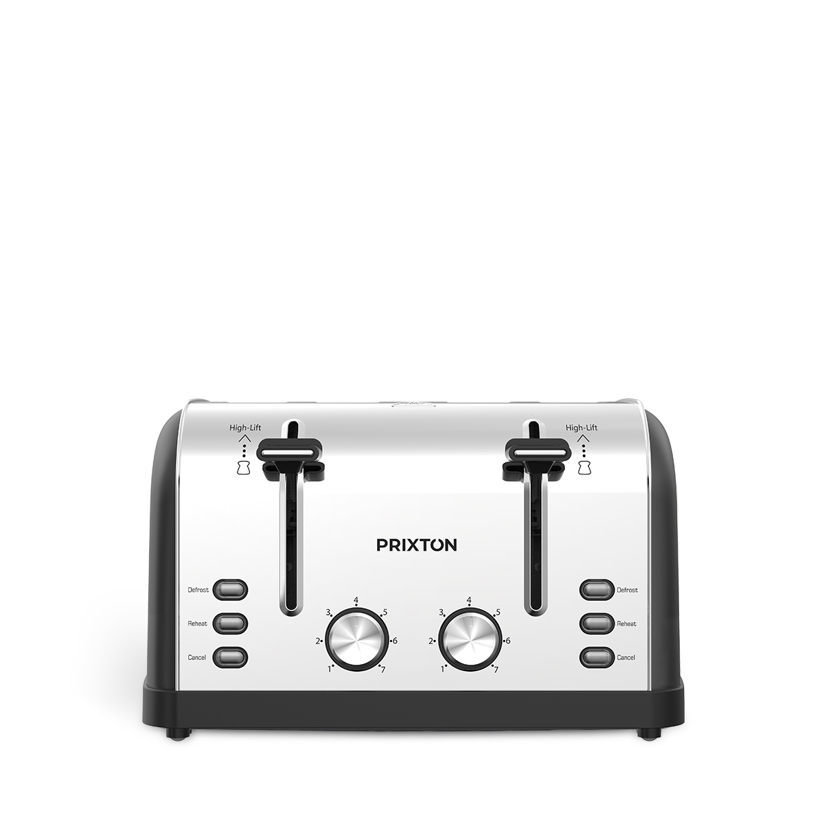 4 Slice Toaster Nera